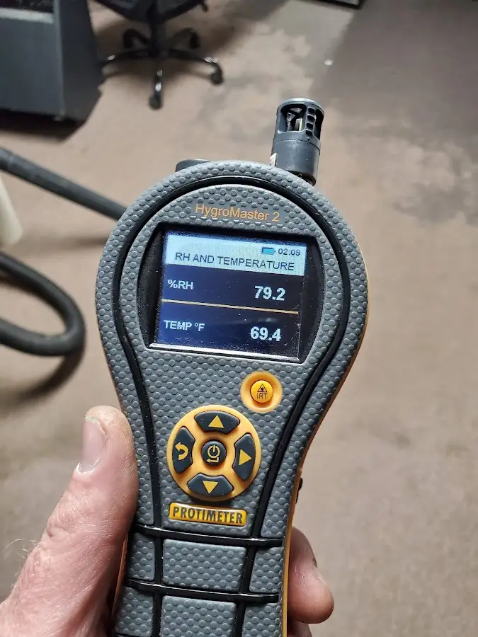 Moisture meter humidity assessment for Mold Remediation & Removal in East Bradford